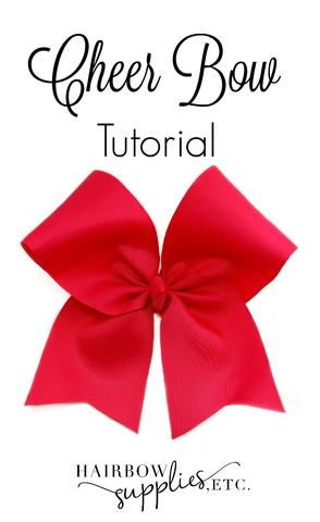 How to Make a Cheer Bow – Hairbow Supplies, Etc.