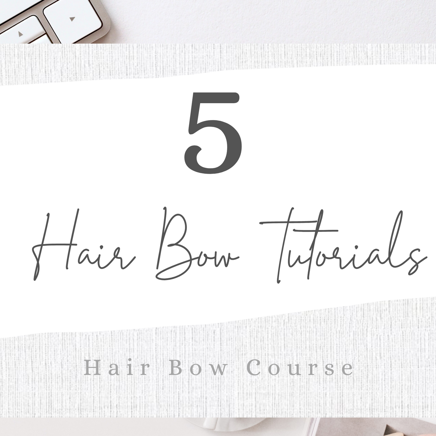 5 Hair Bow Tutorials