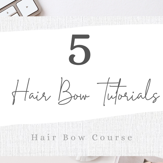 5 Hair Bow Tutorials