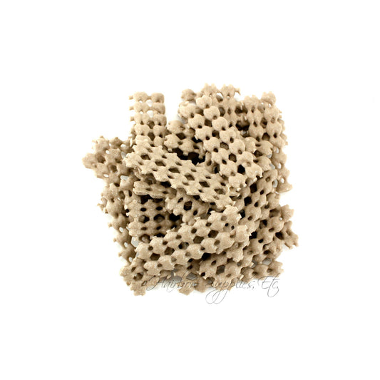 100 beige non slip grips liners for alligator clips and hair bows