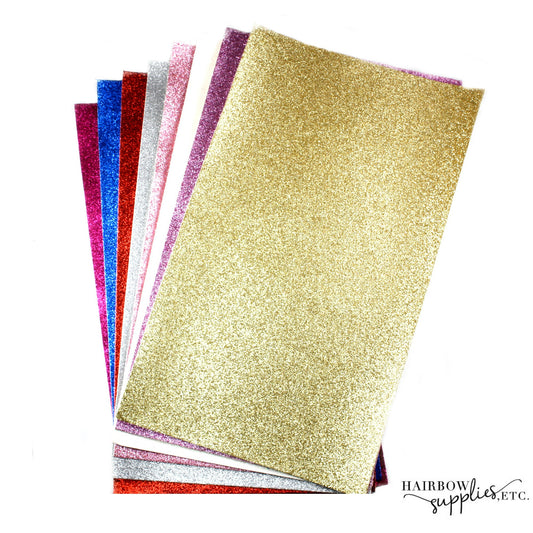 Glitter Canvas Fabric Sheets