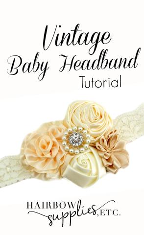 Vintage Baby Headband Tutorial