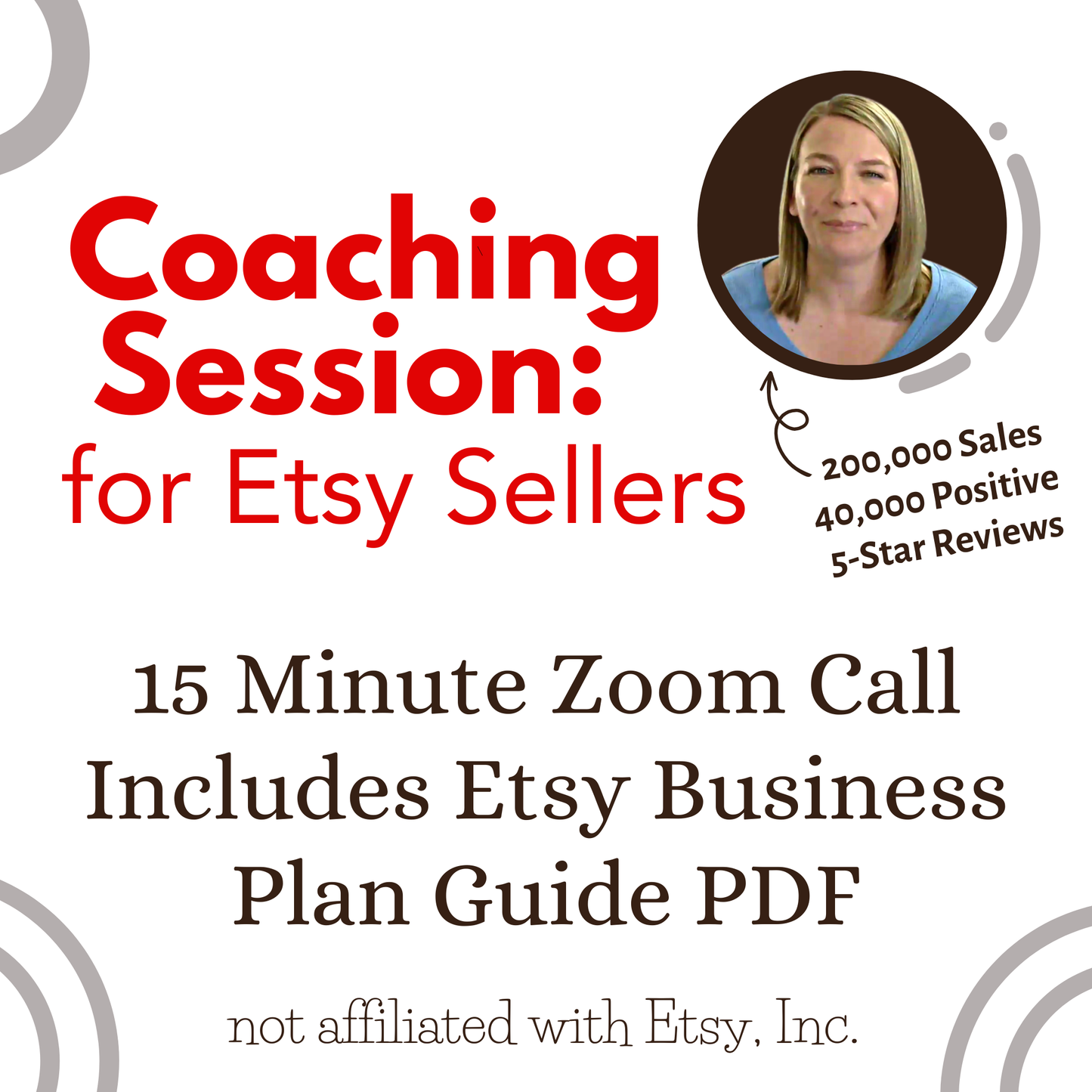 Best Etsy Coach with over 15 years Experience - Includes 15 minute Coaching Session to Help New and Established Etsy Shop Owners
