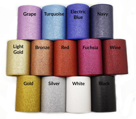 3 inch Glitter Ribbon 3 Yard GRAB BAG