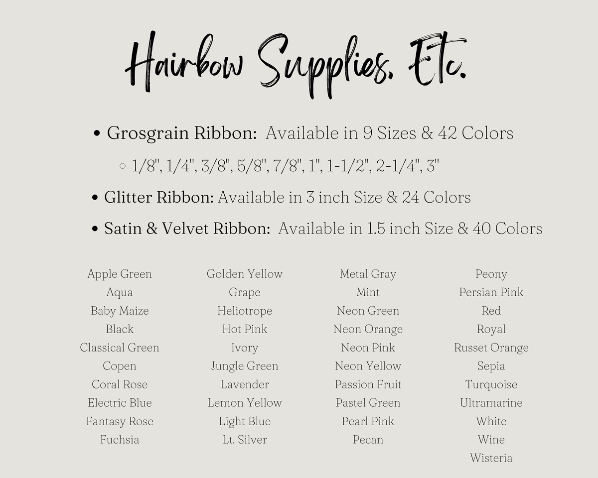 Velvet Ribbon 1.5 inch 5 Yards for Hair Bows, Gift Packaging, Wreath Making and Bouquets