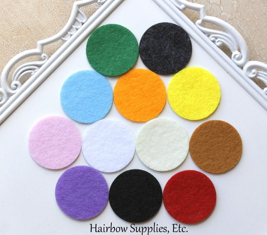 Felt circles 1-1/2 inches self adhesive