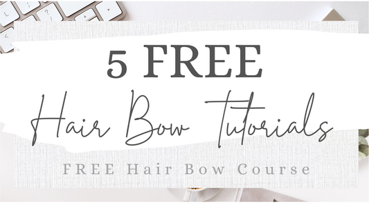 5 FREE Hair Bow Tutorials