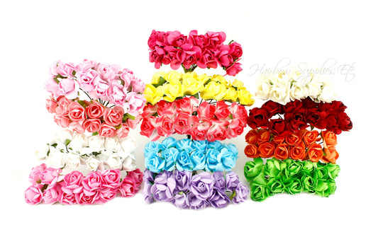 Paper flowers 3/4 inch